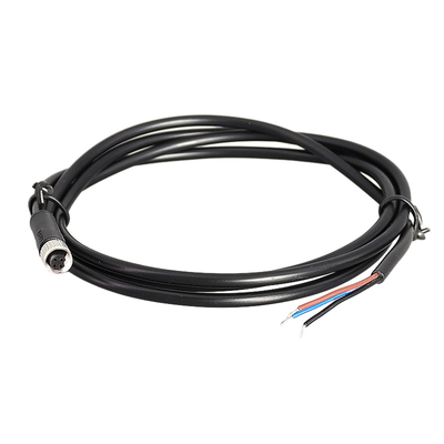 Áo khoác PVC IP67 Cụm cáp chống nước M16 Loại đầu nối tròn 4 chân