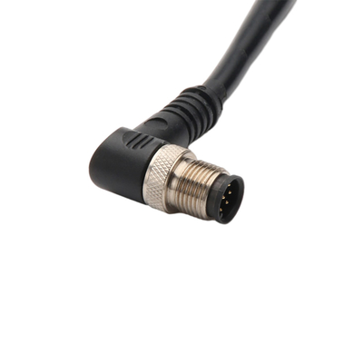 Cáp điện góc phải với đầu nối M12 chống nước IP67 2 chân 3 chân 4 chân