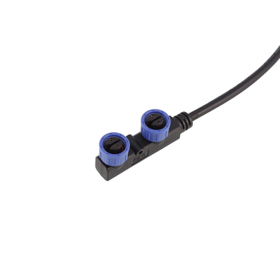 Cáp nối dài chống nước 1 mét M15 Hình chữ F Vỏ nhựa PVC Áo khoác cho năng lượng mặt trời