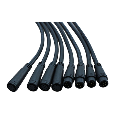 Chiều dài 3Ft Nam đến Nữ M8 6pin Xe đạp chống nước Cáp định vị GPS Áo khoác PVC