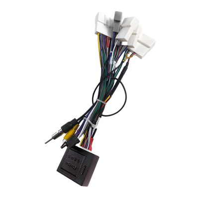 Khai thác dây 1,5 mét RCA 3 nhánh Gps Terminal Màu đỏ cho xe Nissan