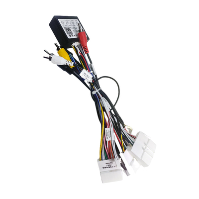 Khai thác dây 1,5 mét RCA 3 nhánh Gps Terminal Màu đỏ cho xe Nissan