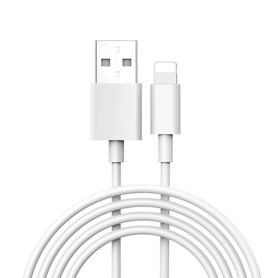 Cáp dữ liệu sạc USB OEM ODM PVC 2.4A cho iPhone Sạc nhanh