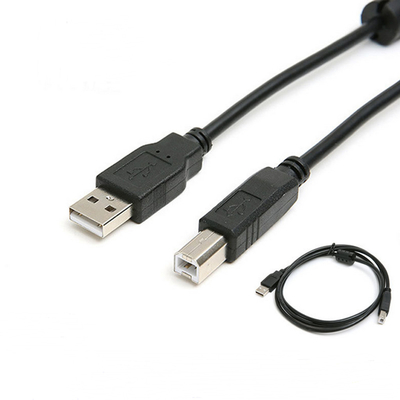 Cáp USB tốc độ cao màu đen, dây máy in USB 2.0 từ nam sang nữ
