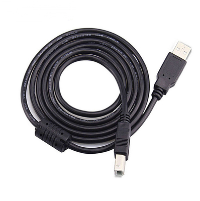 Cáp USB tốc độ cao màu đen, dây máy in USB 2.0 từ nam sang nữ