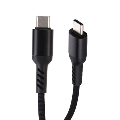 Cáp USB C bện dài 3ft màu đen cho máy tính bảng máy tính xách tay