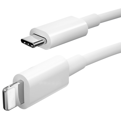 Cáp dữ liệu sạc USB dài 3ft USB3.1 USB C đến C Màu trắng với áo khoác PVC