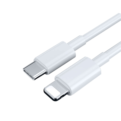 Cáp dữ liệu sạc USB dài 3ft USB3.1 USB C đến C Màu trắng với áo khoác PVC