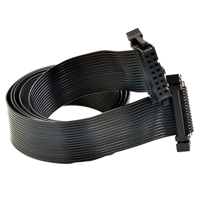 Màu đen Flat IDC 40 Pin Ribbon Cable 2.54mm Pitch cho máy tính ô tô