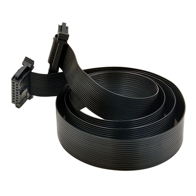 Màu đen Flat IDC 40 Pin Ribbon Cable 2.54mm Pitch cho máy tính ô tô