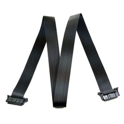 Màu đen Flat IDC 40 Pin Ribbon Cable 2.54mm Pitch cho máy tính ô tô