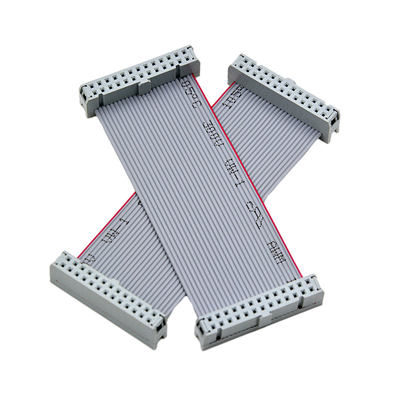 Cụm cáp IDC màu xám, cụm cáp DB26 2,54mm Pitch