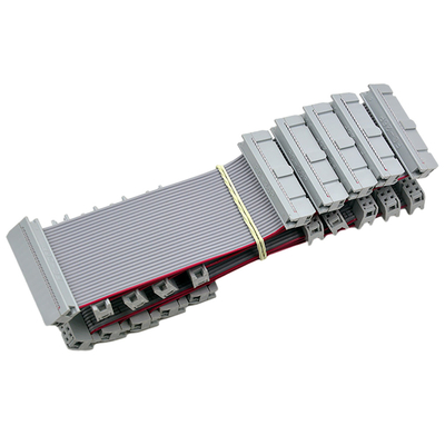 Cụm cáp IDC màu xám, cụm cáp DB26 2,54mm Pitch