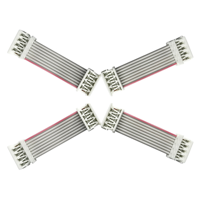 UL2651 Cáp ruy băng phẳng Chiều dài 15cm 2,54mm 1,27mm Màu xám Pitch