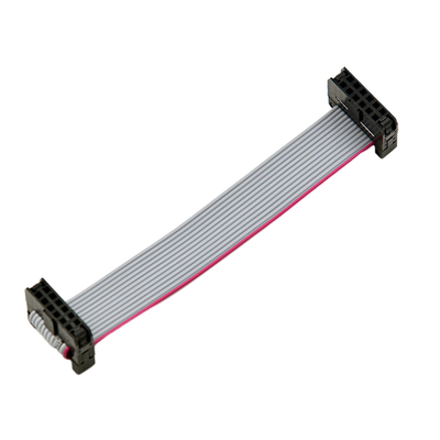 Các cụm cáp IDC ruy băng phẳng với đầu nối 6 chân 6 chân 2 hàng kép 2x3 chân