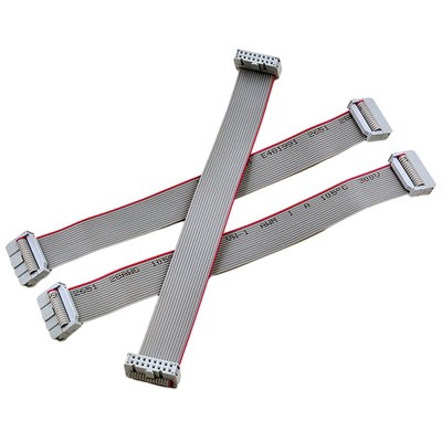 Cáp ruy băng phẳng IDC đôi hàng 2,54mm UL2651 Loại phích cắm nam 28AWG