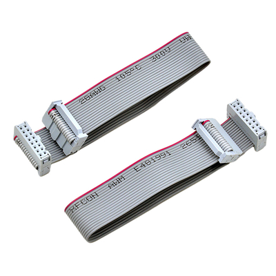 Cáp ruy băng phẳng IDC đôi hàng 2,54mm UL2651 Loại phích cắm nam 28AWG