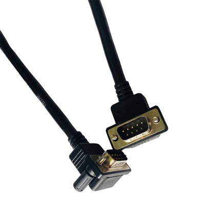 9 chân 15 chân 25 chân Cáp chuyển đổi RS232 Hình chữ L Lắp ráp cáp DB37