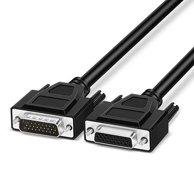 Cắm từ nam sang nam Cáp nối tiếp Rs232 3ft với đầu nối phụ DB9 DB15 DB25 D