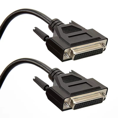 Cắm từ nam sang nam Cáp nối tiếp Rs232 3ft với đầu nối phụ DB9 DB15 DB25 D