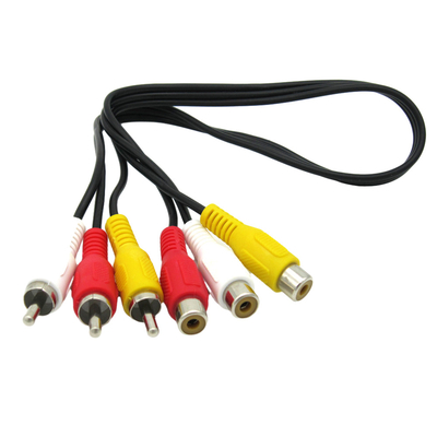 Cáp âm thanh video từ nam sang nữ, cáp AV 3 Rca cho máy chiếu loa âm thanh