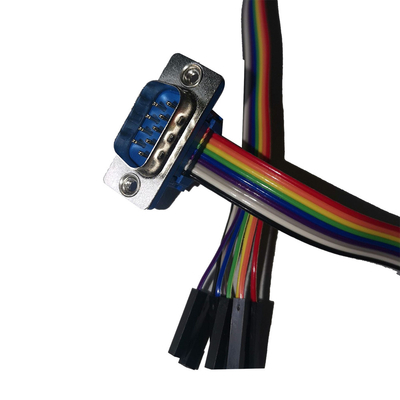 Cáp video âm thanh tùy chỉnh DIDC Type DB9 Pin To 2,54mm Pitch 10P