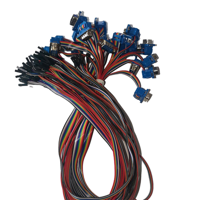 Cáp video âm thanh tùy chỉnh DIDC Type DB9 Pin To 2,54mm Pitch 10P