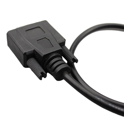 Cụm cáp ép xung RS232 tùy chỉnh DB9 Nữ sang USB 2.0 B Loại nam