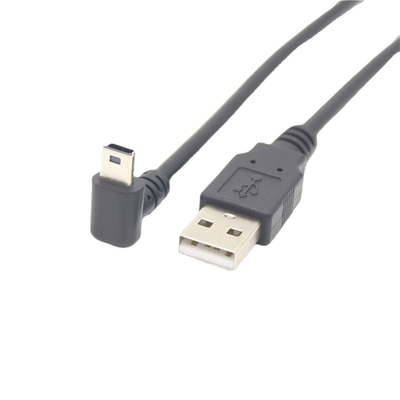 Cáp dữ liệu sạc USB nam USB 2.0 Mini với đầu nối góc phải