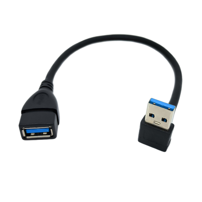Cáp dữ liệu sạc USB góc phải 90 độ với bộ chuyển đổi USB 3.0 từ nam sang nữ