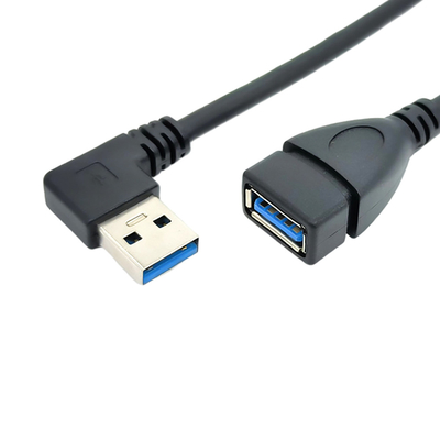 Cáp dữ liệu sạc USB góc phải 90 độ với bộ chuyển đổi USB 3.0 từ nam sang nữ