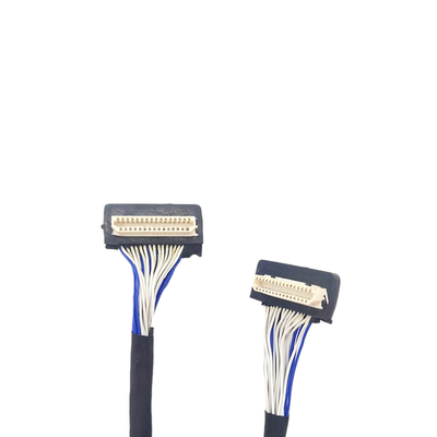 Cáp LVDS tùy chỉnh DF9 31 chân, Cáp đồng trục Flex Loại đầu nối cao độ 1mm