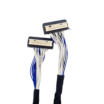 Cáp LVDS tùy chỉnh DF9 31 chân, Cáp đồng trục Flex Loại đầu nối cao độ 1mm