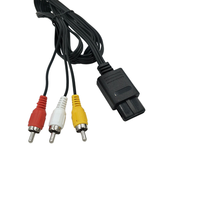 Cáp video âm thanh Gamecube 6ft, Dây tổng hợp AV cho Nintendo 64 N64
