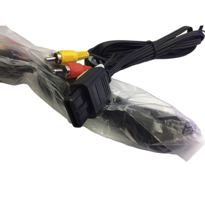 Cáp video âm thanh Gamecube 6ft, Dây tổng hợp AV cho Nintendo 64 N64