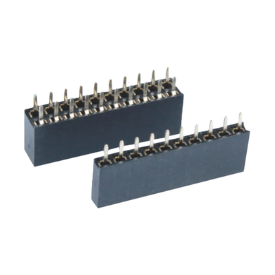 Đường viền PCB góc phải thẳng đầu nối nữ 0.5A đến 3A thông qua lỗ 2.54mm 2.0mm Pitch