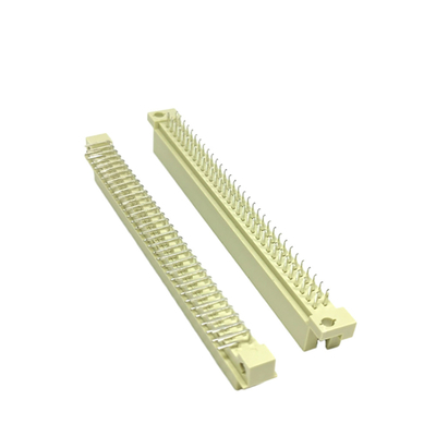 Din41612 2.54mm Pitch DIN Connector 48 pin nữ 3 hàng ổ cắm loại C thông qua lỗ bao vỏ dọc