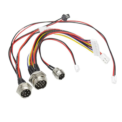 Kết nối M16 Bộ sợi cáp chống nước nam và nữ thẳng phía trước gắn dây chuyền