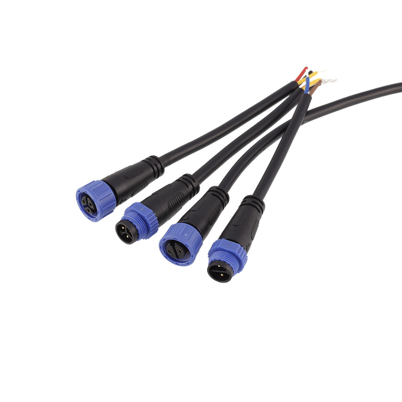 Cáp nối dài chống nước 1 mét M15 Hình chữ F Vỏ nhựa PVC Áo khoác cho năng lượng mặt trời
