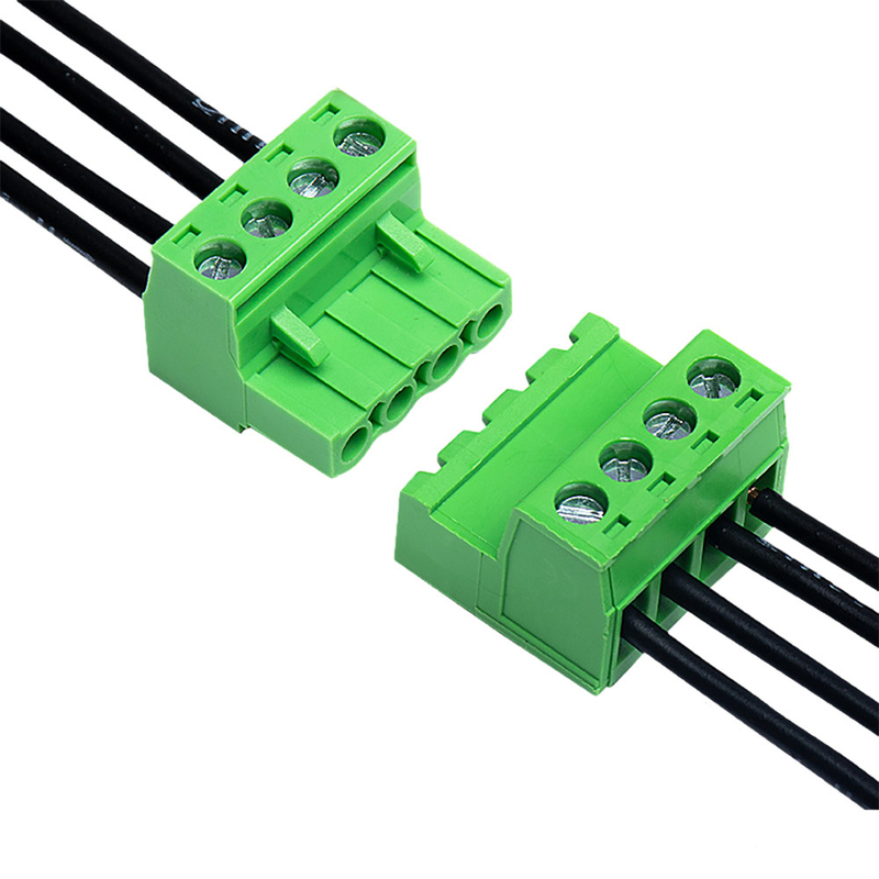 Dây kết nối khối đầu cuối PCB màu xanh lục XK2EDGA 5.08MM Pitch