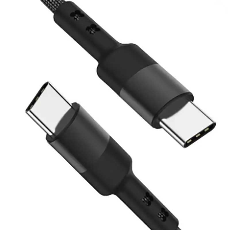 Cáp USB C bện dài 3ft màu đen cho máy tính bảng máy tính xách tay