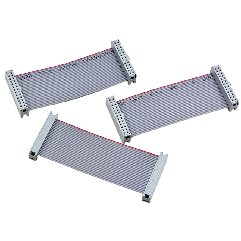 Cụm cáp IDC màu xám, cụm cáp DB26 2,54mm Pitch