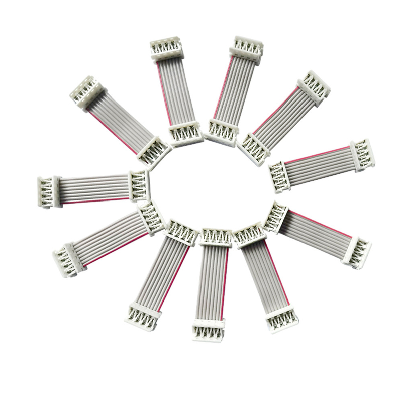 UL2651 Cáp ruy băng phẳng Chiều dài 15cm 2,54mm 1,27mm Màu xám Pitch