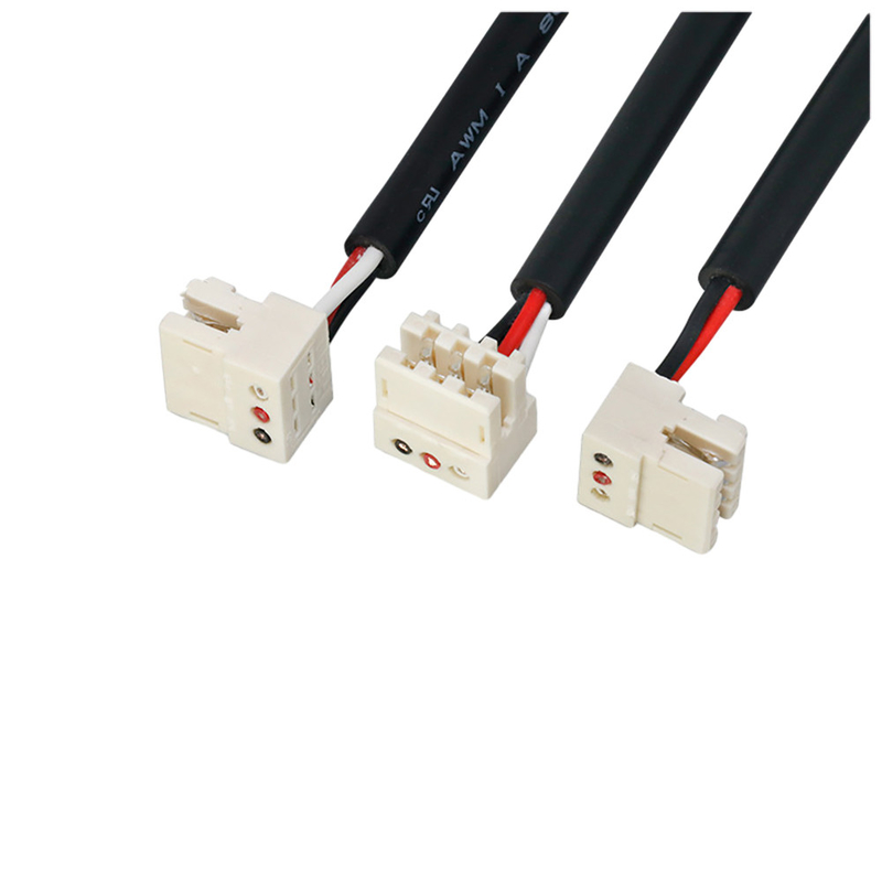 Cụm cáp IDC dài 30 cm với đầu nối nguồn Lumberg 3515 màu be