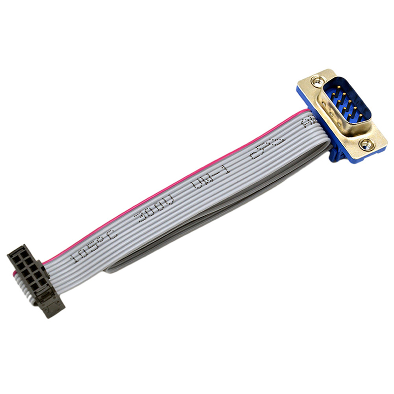 Cáp ruy băng OEM 2,54 Mm IDC DB9 Nam Nữ để gắn bảng điều khiển