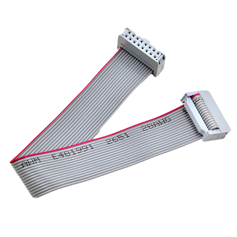 Cáp ruy băng phẳng IDC đôi hàng 2,54mm UL2651 Loại phích cắm nam 28AWG