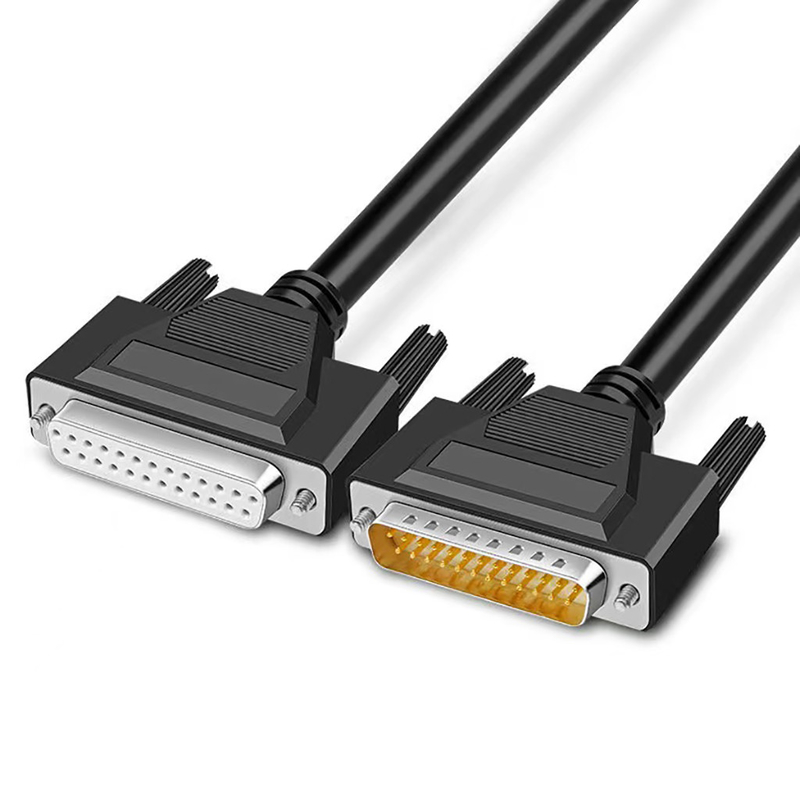 Cắm từ nam sang nam Cáp nối tiếp Rs232 3ft với đầu nối phụ DB9 DB15 DB25 D
