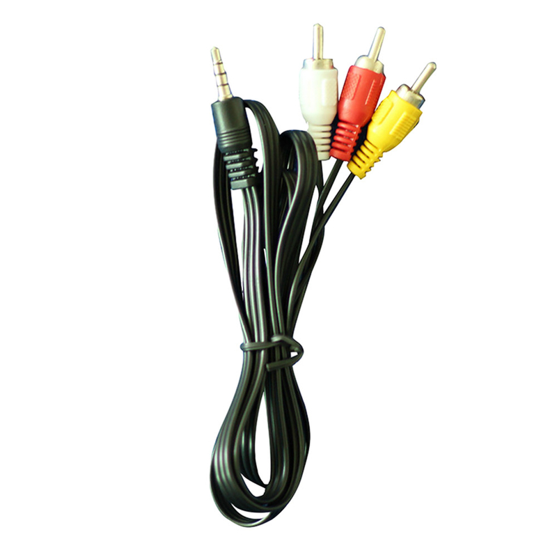 Cáp âm thanh video 1 mét Màu đỏ vàng trắng DC 3,5 mm cho TV VCR