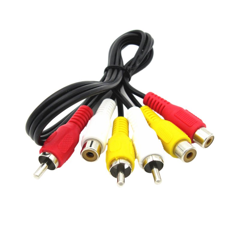 Cáp âm thanh video từ nam sang nữ, cáp AV 3 Rca cho máy chiếu loa âm thanh