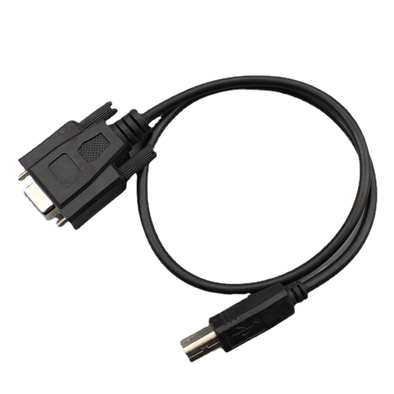 Cụm cáp ép xung RS232 tùy chỉnh DB9 Nữ sang USB 2.0 B Loại nam